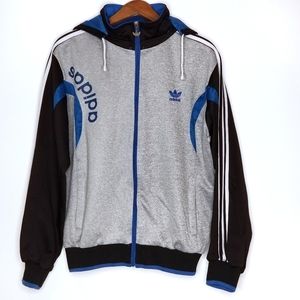 Adidas | Warm-up Hoodie Sweatershirt Jacket Small